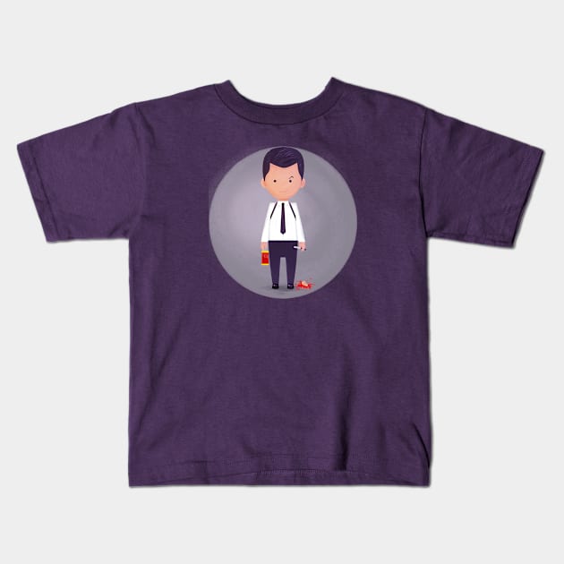 Mr Blonde Kids T-Shirt by Doaly